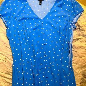 Vintage Polka Dot Maxi Dress